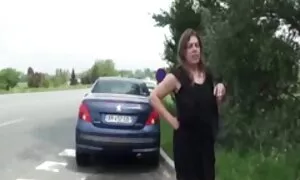 Due marrone Brune vedere su uno vecchie troie scopano micio
